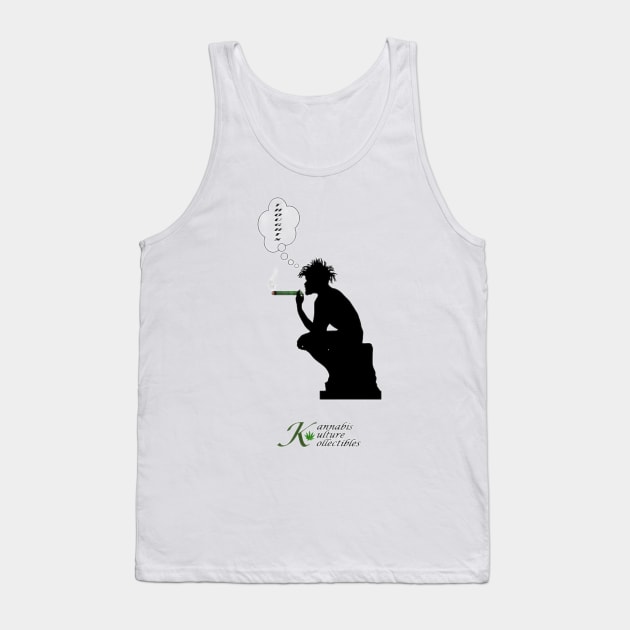 The Thinker Tank Top by Kannabis Kulture Kollectibles
